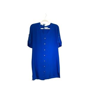 Amanda Uprichard Blue Mini Dress